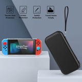 HEYSTOP Switch Case Compatible with Nintendo Switch, 12 in 1 Accessories kit with Carrying Case, Dockable Protective Case, HD Screen Protector and 6pcs Thumb Grips Caps