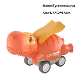Dinosaur baby boy toy car Jurassic Park education model car 1 year old toddler early learning